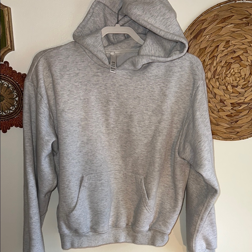 Skims Gray Hoodie Sweatshirt
